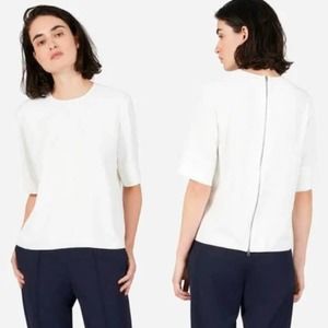 Everlane Ivory Japanese Go Weave Top 00